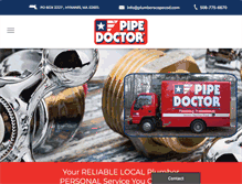Tablet Screenshot of plumberscapecod.com